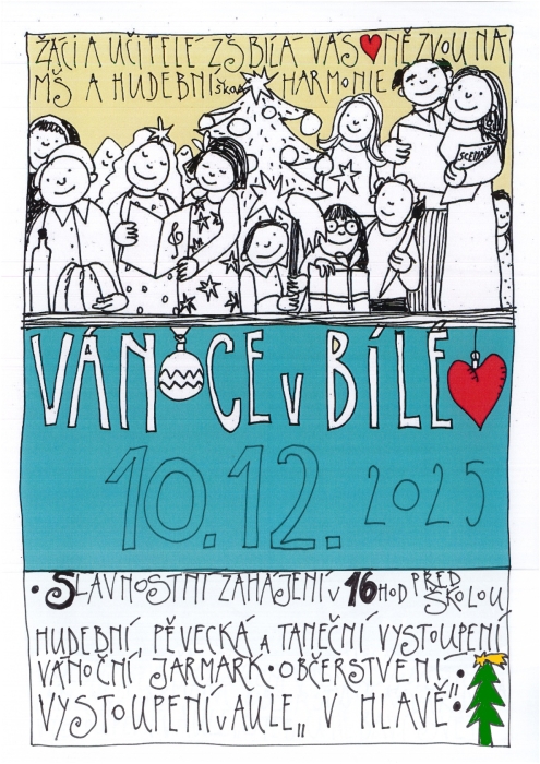 Vanoce v Bile pozvanka